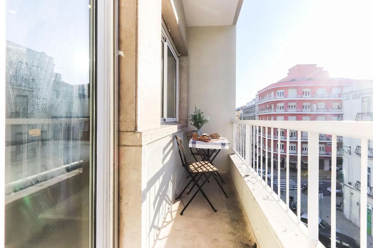 Almirante Balcony By Homing Apartment Lisbon Portugal